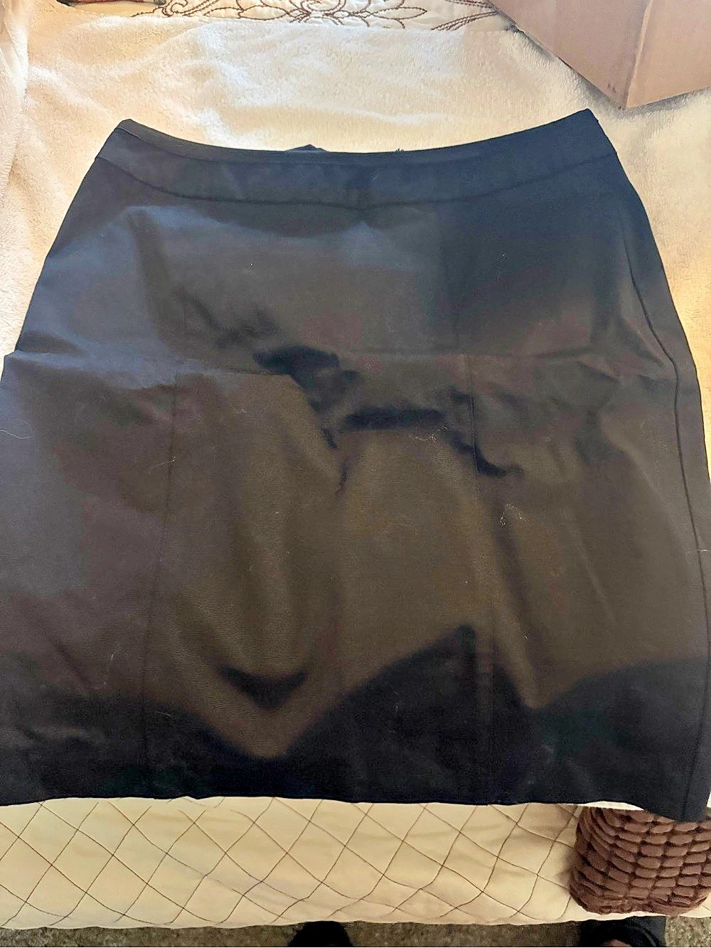 bebe Black Mini Skirt Size 8 Like New
